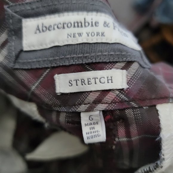 Vintage Abercrombie and Fitch New York Plaid Bermuda Shorts Size 6 - Picture 14 of 16